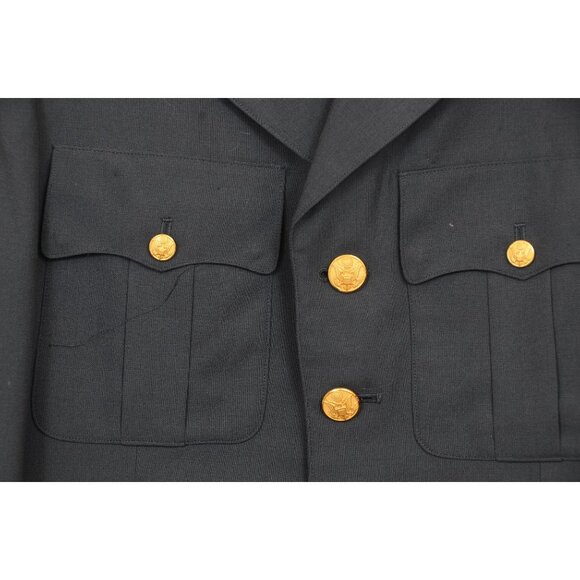 VTG Army Jacket Men 39XL Military Officers Dress Uniform Wool Coat 8405-965-1622 - Picture 2 of 16